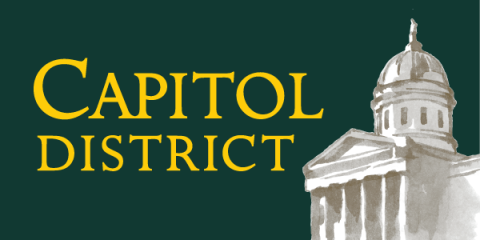 Graphic of Capitol District in text